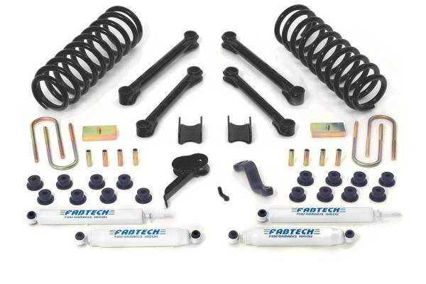 Fabtech - Fabtech Performance Lift System w/Shocks w/Performance Shocks 4.5 in. Lift - K3037