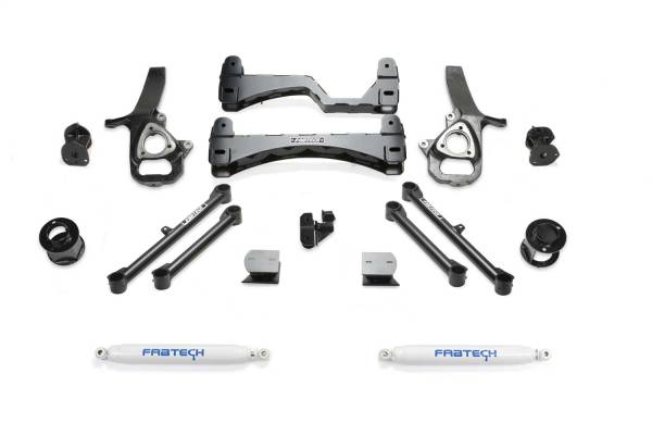 Fabtech - Fabtech Performance Lift System w/Shocks 6 in. Lift For PN[FTS23230/FTS23231] - K3093