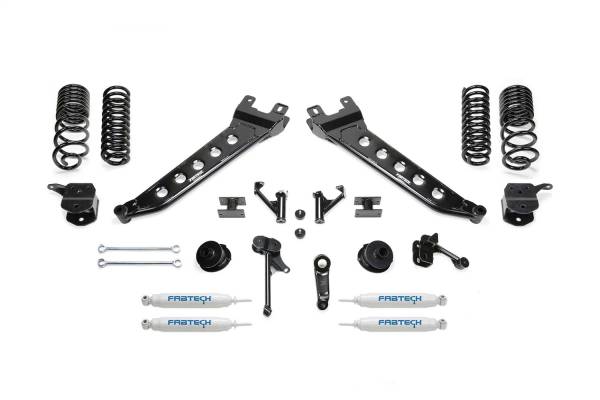 Fabtech - Fabtech Radius Arm Lift System 7 in. Lift Incl. Coil Springs Performance Shocks - K3156