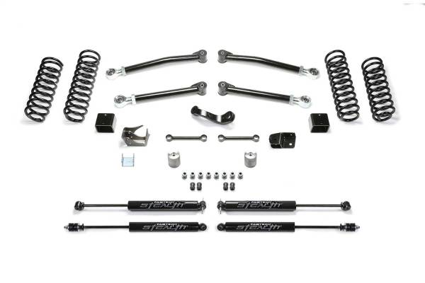 Fabtech - Fabtech Trail Lift System 3 in. Lift w/Stealth Shocks - K4090M