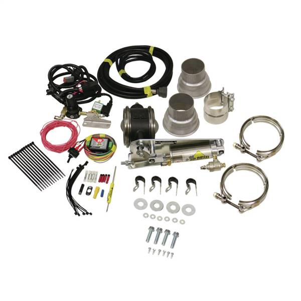 BD Diesel - Exhaust Brake Air Remote Mount 3 in. Exhaust Size Incl. Valve Assy/Air Tubing/Adapter/Toggle Switch Kit/Regulator And Control Assy/Mounting Hardware - 1028030