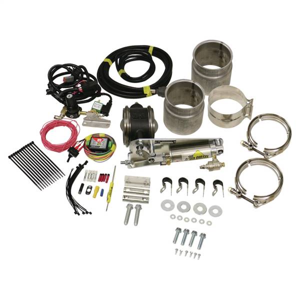 BD Diesel - Exhaust Brake Air Remote Mount 5 in. Exhaust Size Incl. Valve Assy/Air Tubing/Adapter/Toggle Switch Kit/Regulator And Control Assy/Mounting Hardware - 1028050