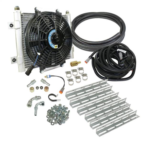 BD Diesel - BD Diesel Xtruded Auxiliary Transmission Oil Cooler Kit - 1030606-1/2