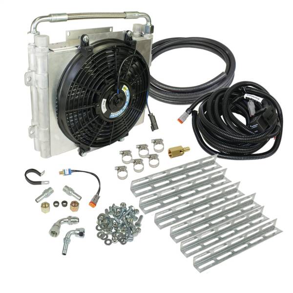 BD Diesel - BD Diesel Xtrude Double Stacked Auxiliary Transmission Cooler Kit - 1030606-DS-12