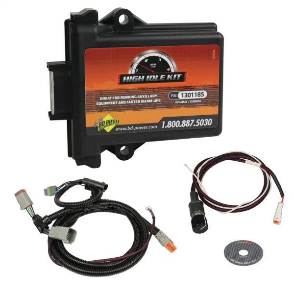 BD Diesel - High Idle Kit Incl. High Idle Module/Wiring Harness/Switch Bracket/Cable Tie/Hardware/Decal - 1036620