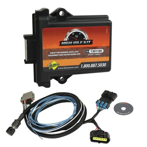 BD Diesel - High Idle Kit Incl. High Idle Module/Wiring Harness/Switch Bracket/Cable Tie/Hardware/Decal - 1036621