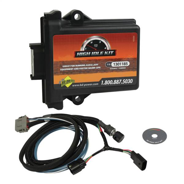 BD Diesel - High Idle Kit Incl. High Idle Module/Wiring Harness/Switch Bracket/Cable Tie/Hardware/Decal - 1036622