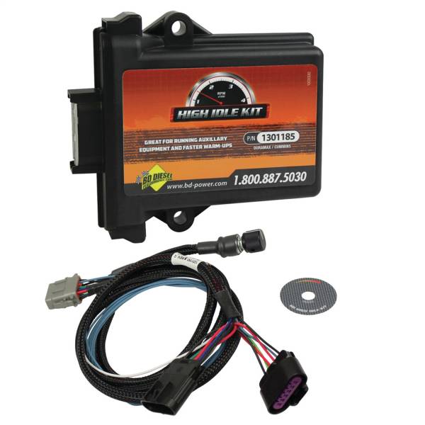 BD Diesel - High Idle Kit Incl. High Idle Module/Wiring Harness/Switch Bracket/Cable Tie/Hardware/Decal - 1036627