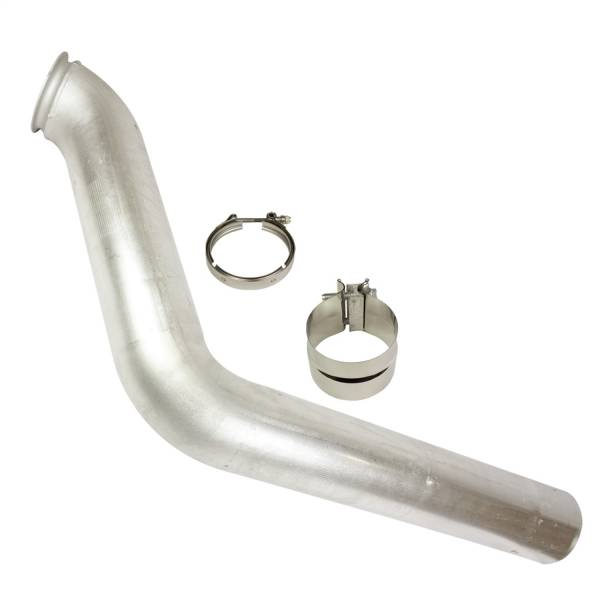 BD Diesel - Down Pipe Kit 4 in. Aluminized Tubing Incl. Turbo V-Band/Exhaust Band Clamps For Use w/S400 Turbos w/Full Marmon 4.2 in. Flange - 1045240