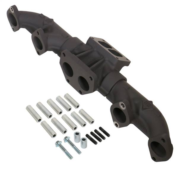 BD Diesel - Exhaust Manifold ISX T6 Upgrade Incl. Manifold/Tall Spacer/Short Spacer/Stud/Bolt - 1048008