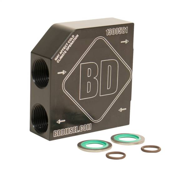 BD Diesel - BD Diesel Transmission Oil Cooler Bypass Tube Eliminator Kit - 1061527