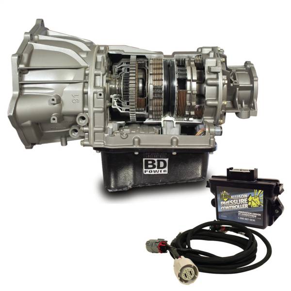 BD Diesel - Transmission Complete Incl. Deep Transmission Pan Transmission Pressure Controller Box w/Wiring Harness Stage 4 - 1064754