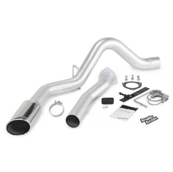 Banks Power - Banks Power Monster Exhaust System  Single  S/S-Chrome Tip-07-10 Chevy 6.6L LMM  ECSB-CCLB - 47784