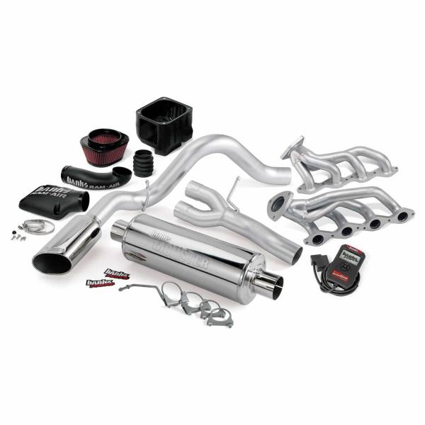 Banks Power - Banks Power PowerPack System  Sngl Exh  Side Exit  S/S Chrome Tip-2010 Chevy 5.3L  ECSB  FFV - 48081