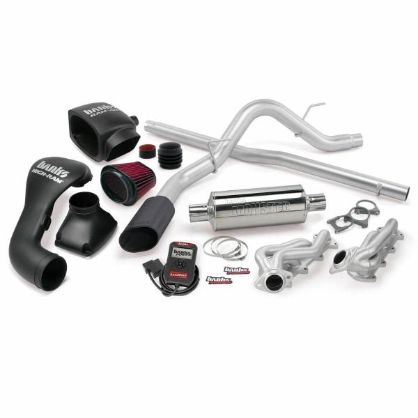 Banks Power - Banks Power PowerPack System  Single Exh  S/S-Black Tip-2004-08 Ford 5.4L  F-150  SCMB - 48531-B