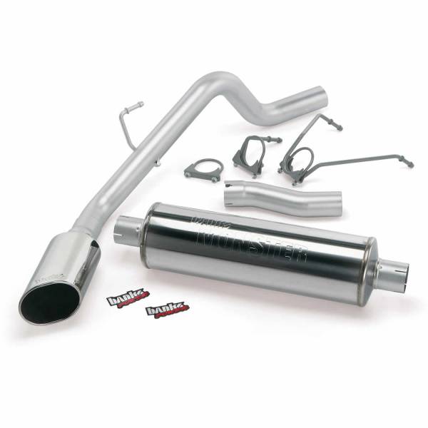 Banks Power - Banks Power Monster Exhaust System  S/S-Chrome Tip-02-03 Dge 4.7L  1500-CCSB - 48575