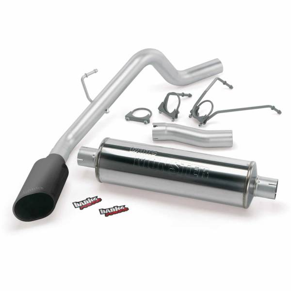 Banks Power - Banks Power Monster Exhaust System  S/S-Black Tip-2009 Dodge 5.7 HEMI  CCSB - 48580-B