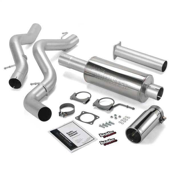 Banks Power - Banks Power Monster Exhaust System  S/S-Chrome Tip-2006-07 Chevy 6.6L  SCLB - 48937