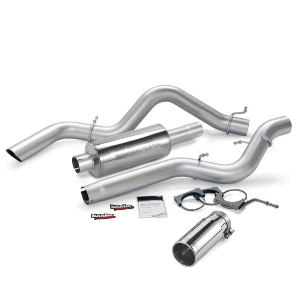 Banks Power - Banks Power Monster Exhaust System  S/S-Chrome Tip-2006-07 Chevy 6.6L  ECSB - 48938