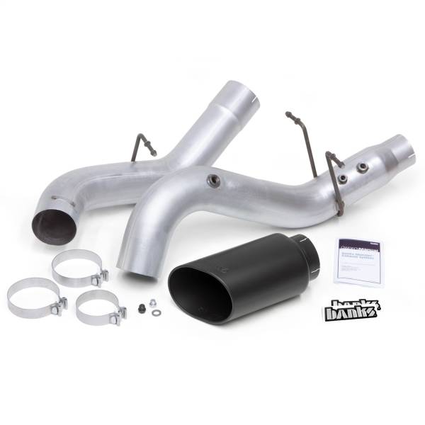 Banks Power - Banks Power Monster Exhaust System  5.0in.  S/S-Black Tip  2017-2019 Silverado L5P - 48996-B