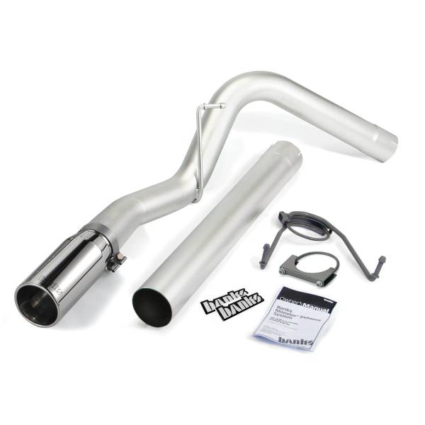 Banks Power - Banks Power Monster Exhaust  Single  S/S-Chrome Tip-2007-13 Dodge 6.7L  All Cab/Beds - 49774