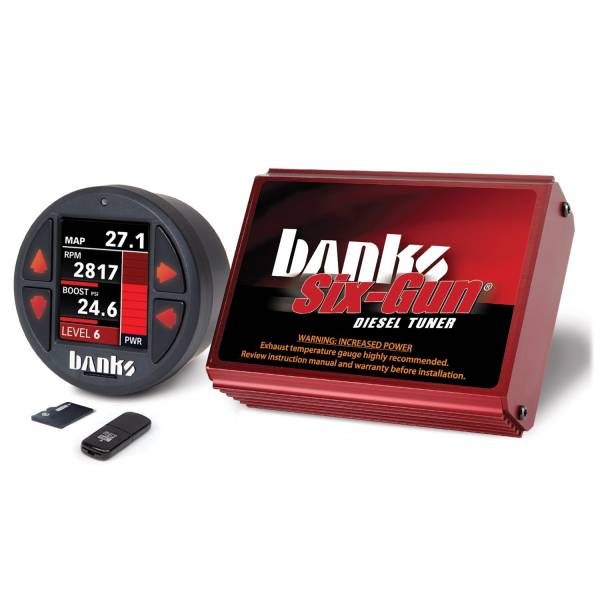 Banks Power - Banks Power Six-Gun Diesel Tuner w/Banks iDash-1.8 DataMonster-2001-04 Chevy 6.6L  LB7 - 61440