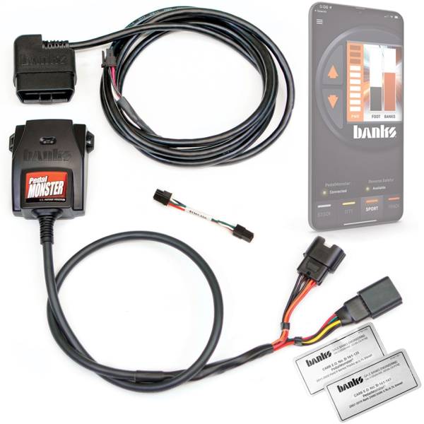 Banks Power - Banks Power PedalMonster® Kit  For Use w/Phone  Molex MX64  6 Way  Stand Alone  - 64310-C