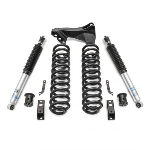 ReadyLift - ReadyLift Coil Spring Leveling Kit 2.5 in. Front Lift Bilstein Front Shocks Incl. Track Bar Bracket - 46-2723