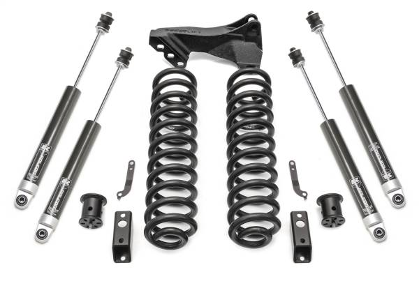 ReadyLift - ReadyLift Coil Spring Leveling Kit 2.5 In. Coil Spring Front Lift w/Falcon 1.1 Monotube Front/Rear Shocks Front Track Bar Bracket - 46-27290