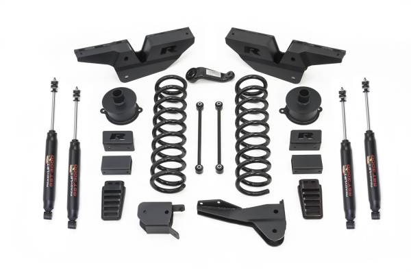 ReadyLift - ReadyLift Big Lift Kit w/Shocks 6 in. Front Lift 3.5 in. Rear Coil Spacers Incl. Shocks SST3000 Black - 49-1630-K