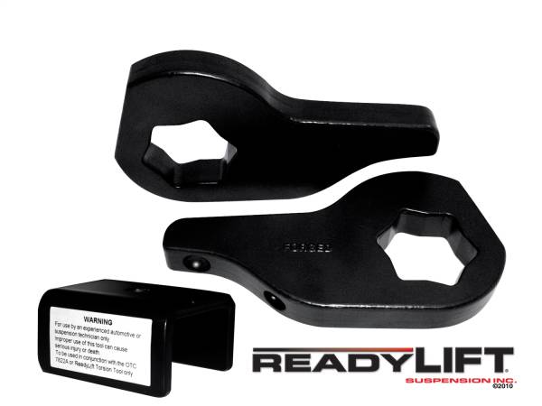 ReadyLift - ReadyLift Front Leveling Kit 2 in. Lift w/Forged Torsion Key Allows Up To 35 in. Tire - 66-1000