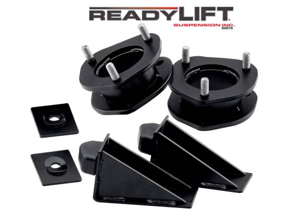 ReadyLift - ReadyLift Front Leveling Kit 2.5 in. Lift w/Steel Strut Extensions/Bump Stops/Mounting Brackets/All Hardware Allows Up To 35 in. Tire - 66-1020