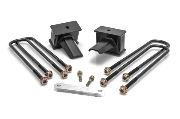 ReadyLift - ReadyLift Rear Block Kit 4 in. Flat Blocks Incl. Carrier Bearing Spacer For Vehicles w/2 Pc. Drive Shaft - 66-2741