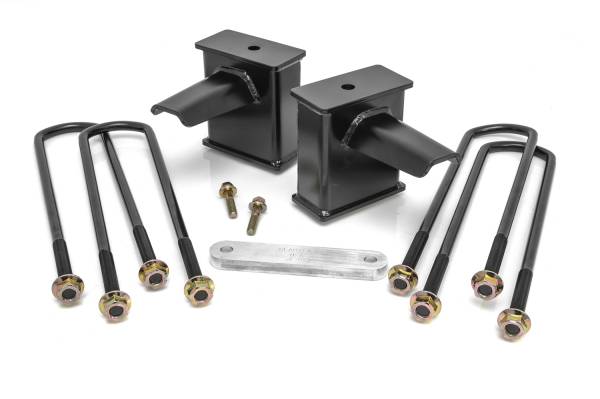 ReadyLift - ReadyLift Rear Block Kit 6 in. Flat Blocks Incl. Carrier Bearing Spacer For Vehicles w/2 Pc. Drive Shaft - 66-2761