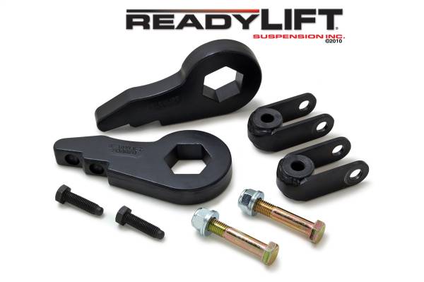 ReadyLift - ReadyLift Front Leveling Kit 2.5 in. Lift w/Forged Torsion Key/Adjusting Bolts Allows Up To 33 in. Tire - 66-3000