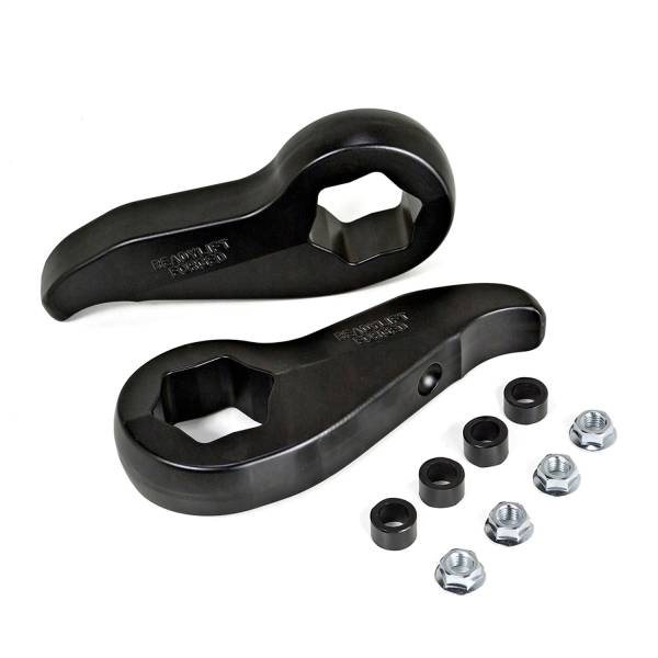 ReadyLift - ReadyLift Front Leveling Kit 2.25 in. Lift w/Forged Torsion Keys/Shock Extensions/All Hardware Black Finish Allows Up To 33 in. Tire - 66-3011