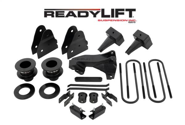 ReadyLift - ReadyLift SST® Lift Kit 3.5 in. Front/5 in. Rear Lift For 1 Pc. Drive Shaft 5 in. Rear Tapered Blocks - 69-2535