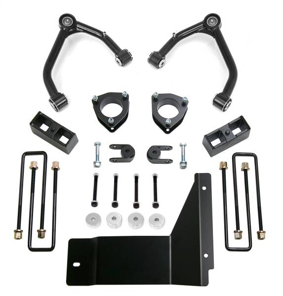 ReadyLift - ReadyLift SST® Lift Kit 4 in. Front/1.75 in. Rear Lift w/Tubular Upper Control Arms For Vehicles w/OE Cast Steel Control Arms 3 in. Rear Blocks - 69-3485