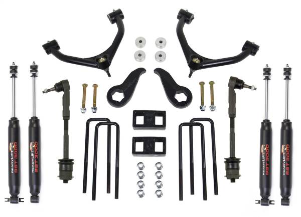 ReadyLift - ReadyLift SST® Lift Kit w/Shocks 3.5 in. Front/2 in. Rear Lift w/Tubular Upper Control Arms Incl. SST3000 Shocks - 69-3512