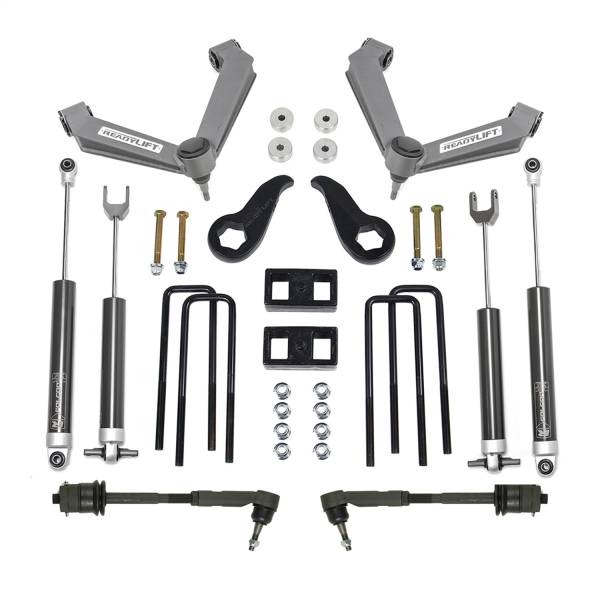 ReadyLift - ReadyLift SST® Lift Kit w/Shocks 3.5 in. Front Key Way 2 in. Rear Block Fabricated A-Arm w/ Falcon 1.1 Monotube Shocks - 69-35140