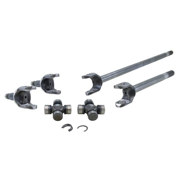 Yukon Gear - Yukon Chromoly Front Axle Kit JK Non-Rubicon Dana 30 27/32 Spline 7166 uJoint - YA W24170