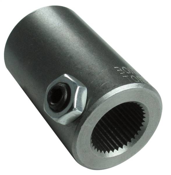 Borgeson - Borgeson Steering Coupler Steel 13/16-12 X 1in. Smooth Bore - 313800