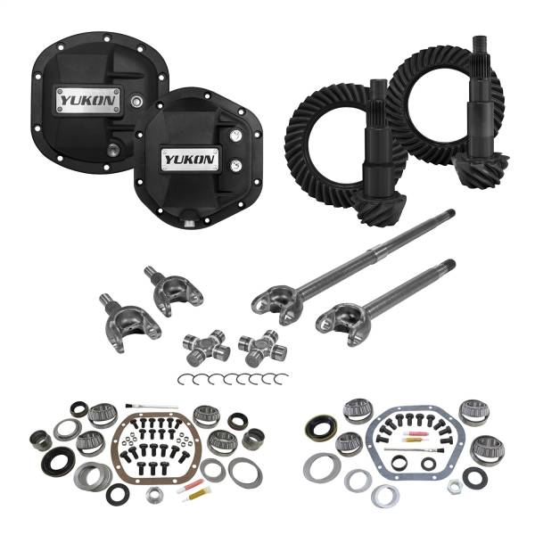 Yukon Gear - Yukon Gear Stage 3 Re-Gear Kit upgrades front/rear diffs 24 spl incl covers/fr axles - YGK012STG3