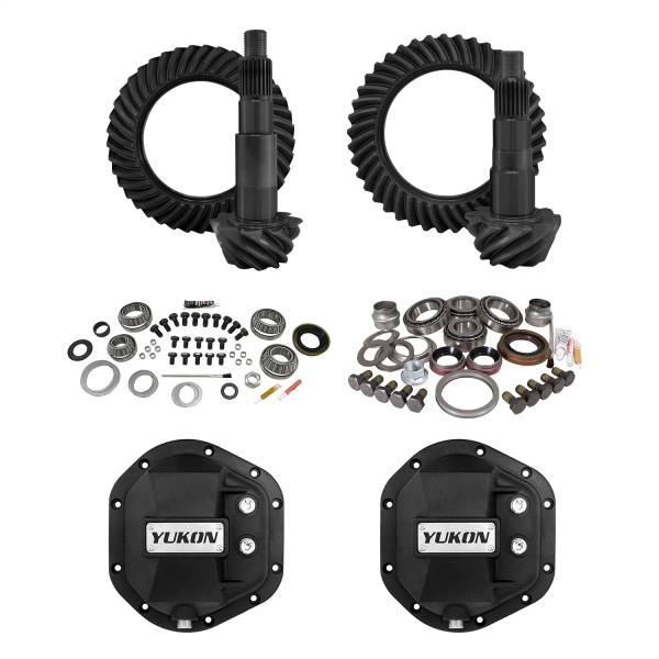 Yukon Gear - Yukon Stage 2 Re-Gear Kit upgrades front and rear diffs incl diff covers - YGK015STG2