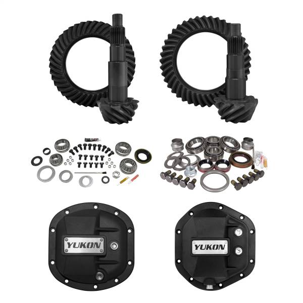 Yukon Gear - Yukon Stage 2 Re-Gear Kit upgrades front and rear diffs incl diff covers - YGK055STG2