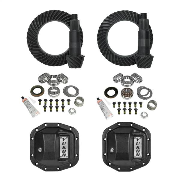 Yukon Gear - Yukon Stage 2 Re-Gear Kit upgrades front and rear diffs incl diff covers - YGK071STG2