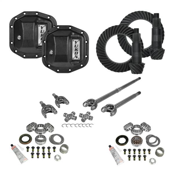 Yukon Gear - Yukon Gear Stage 3 Re-Gear Kit upgrades front/rear diffs 24 spl incl covers/fr axles - YGK071STG3