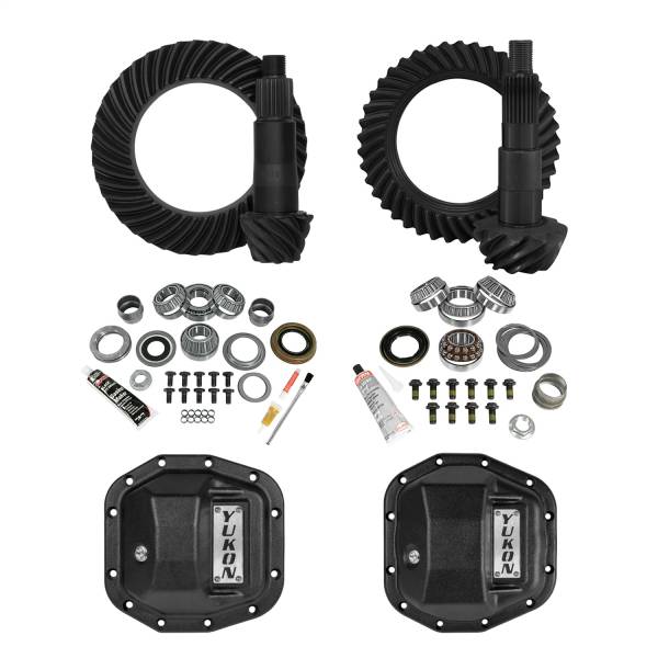 Yukon Gear - Yukon Stage 2 Re-Gear Kit upgrades front and rear diffs incl diff covers - YGK076STG2