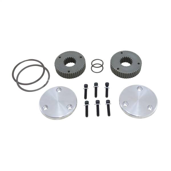 Yukon Gear - Yukon Hardcore Drive Flange Kit Dana 44 19spl Outer Stubs w/Non-Engraved Caps - YHC50008