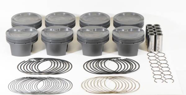 Mahle - Mahle MS Piston Set SBF 445ci 4.125in Bore 3.25in Stroke 5.4in Rod .927 Pin -16cc 8.8 CR Set of 8 - 930245025